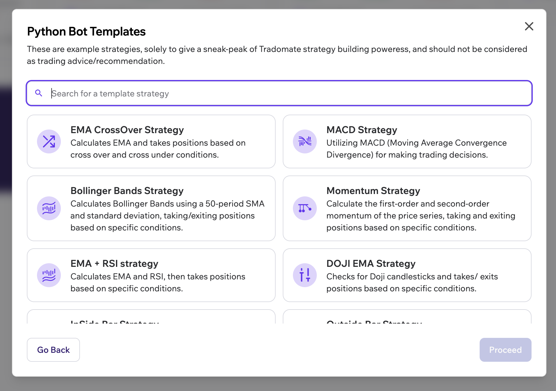 Python Bot Templates